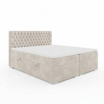 Chesterfield Duebelbett Schlafzimmer Luxusbett Modern Miwwelen Boxspringbett