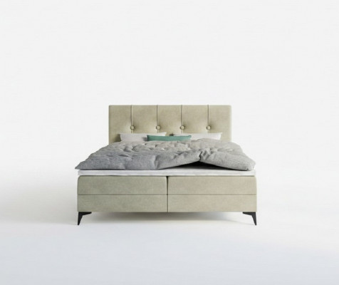 Bett Luxus Schlofkummer Polstermöbel Design Duebelbett Stoff Boxspringbett