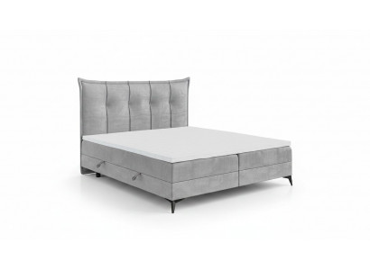 Design Duebelbett Schlofkummer Textil Miwwelen Modern Luxus Bett Boxsprangbett