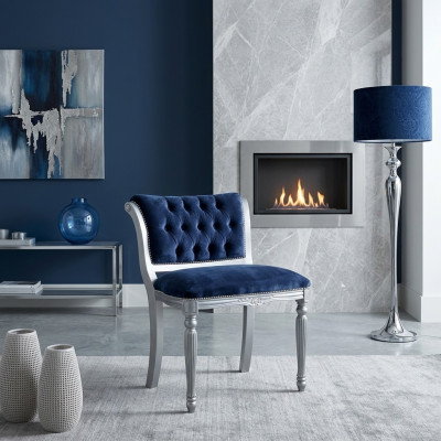 Bloen Chesterfield Iesszëmmerstull Sëtzmiwwel Gepolsterten Stull Fotell Klassesch Design