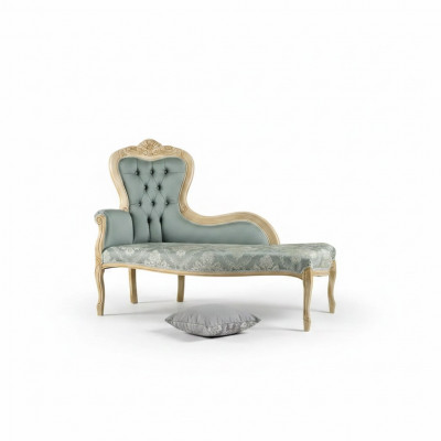 Luxus Miwwelen Chaise Longue Wunnzëmmer Klasseschen Design Textil Polsterung