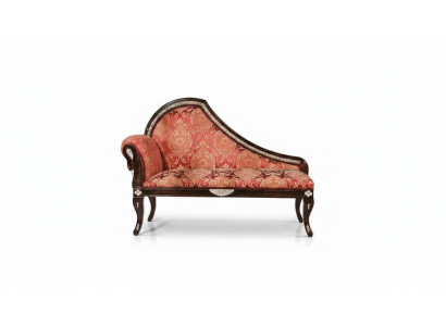 Wunnzëmmer Chaiselounge Polster Stoff Textil Luxus Sëtzmooss Möbel Nei