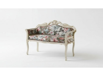 Klassesch Bänk Antik Stil Zweisëtzer Polsterbänk Sitzmëttelen Design