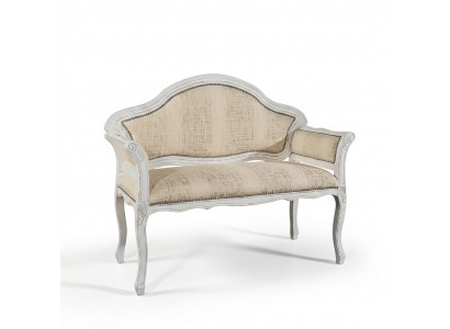 Beige Klassesch Polsterbank Designer Wunnzëmmer Sëtzmoobel Nei Luxus