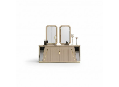 Modern Iesszëmmer Set Iessdësch Anrichte mat Spigel nei Luxus Ariichtung Nei
