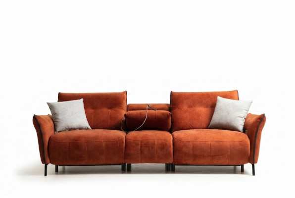 Viersëtzer Canapé Sofa Luxus Wunnzëmmer Designer Modern Miwwelen Neit