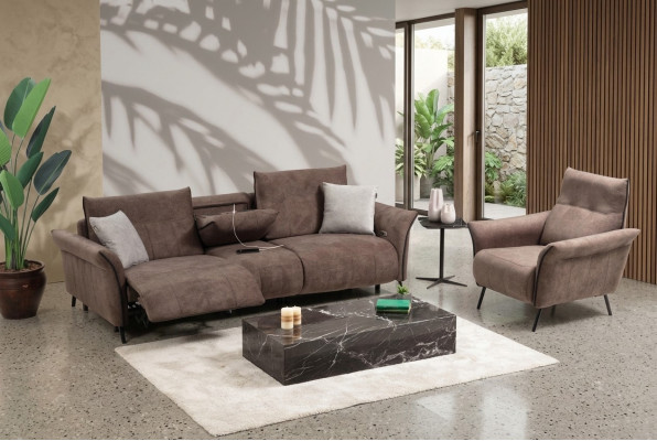 Luxus Komplett Set Véiersëtzer Sofa Couch Designer Sëtz Modern Miwwelen