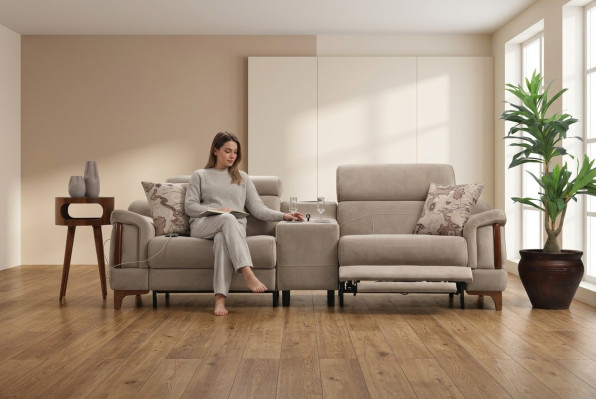 Modern Sofa Canapé Designer Nei Miwwel Luxus Wunnzëmmer Polster Textil