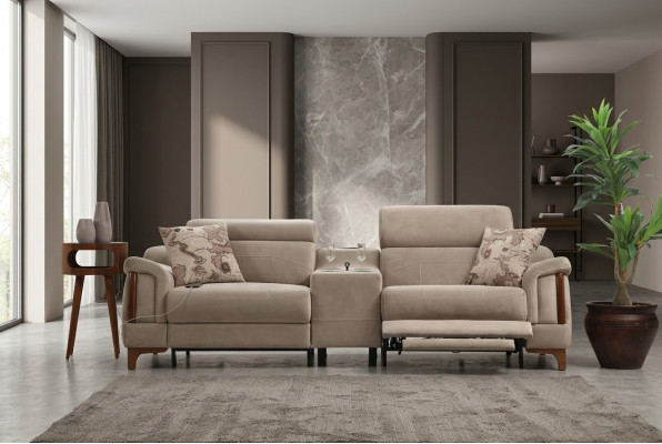 Modern Sofa Canapé Designer Nei Miwwel Luxus Wunnzëmmer Polster Textil