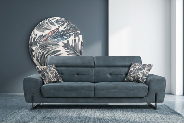 Dräisëtzer Sofa Canapé Designer Miwwelen Wunnzëmmer Modern Sëtzmiwwelen Nei