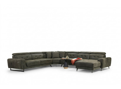 Wunnzëmmer Ecksofa U-Form Luxusmiwwel Modern Sofa Couch Eckgarnitur