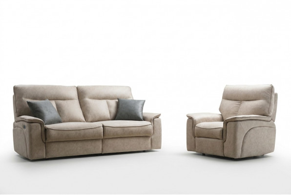 Wunnzëmmer Set Dräisëtzer Sofa Couch Modern Sëtzmiwwel Design Polstermebel