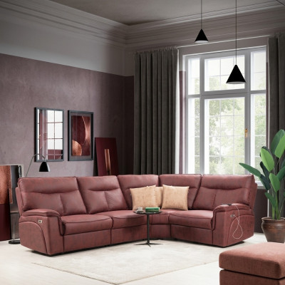 Luxus Eckcouch Rout Sofa Couch L-Form Modern Polstermöbel Designer Wunnzëmmer