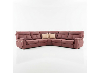 Eckcouch Modern Relax Sëtz Luxus Miwwelen Wunnzëmmer Sofa Canapé L-Form Neit