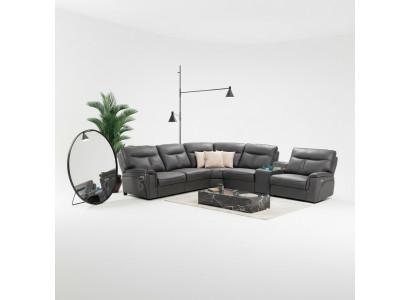 Design Ecksofa L-Form Sofa Couch Luxus Polster Miwwel Modern Eckgarnitur Nei
