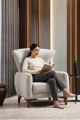 Luxusstull Modernes Wunnzëmmer Textilmöbel Design Polsterstoff