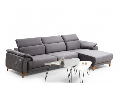 Ecksofa L-Form Modern Wunnzëmmer Sofa Couch Polstermöbel Luxus Design