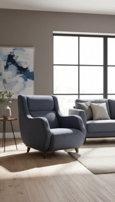 Grou Sëtz Modern Sëtz Wunnzëmmer Polsterméubilair Textil Méubilair Design