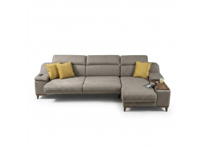 Canapé Ecksofa L-Form Polster Modern Stuff Relax Sëtz Luxus Miwwelen