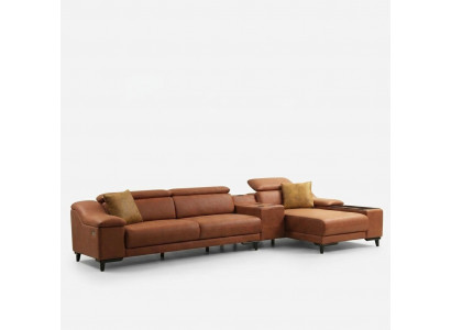 Luxus Eckcanapé L-Form Canapé Sofa Design Polster Modern Textil Wunnzëmmer Nei