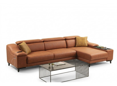Wunnzëmmer Eckcanapé Modern L-Form Canapé Couch Eckgarnitur Polsterméibel Nei