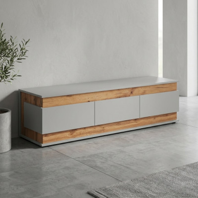 Luxus Wäiss TV Stänner Wunnzëmmer Modernen Design Neit Holz Miwwel Lowboard