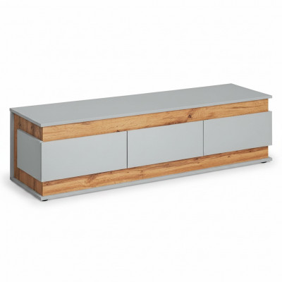 Luxus Wäiss TV Stänner Wunnzëmmer Modernen Design Neit Holz Miwwel Lowboard