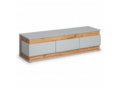 Luxus Wäiss TV Stänner Wunnzëmmer Modernen Design Neit Holz Miwwel Lowboard