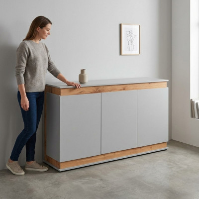 Wäiss Kommodë Wunnzëmmer Designer Luxus Miwwelen Stil Modern Schaf Nei