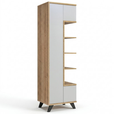 Wäiss Bicherregal Wunnzëmmer Luxus Bicherschaf Miwwelen Regal Holz Design