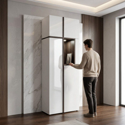 Wäisse Schaf Stil Modern Luxus Wunnzëmmer Designer Holz Miwwelen Nei