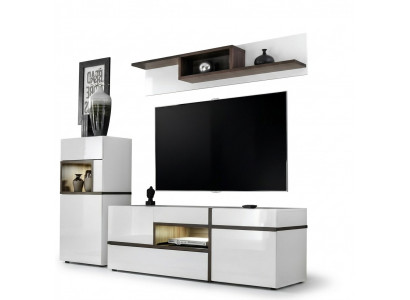 Wunnzëmmer Wunnwand TV-Ständer Regal Luxus Design Set Modern Miwwelen Nei