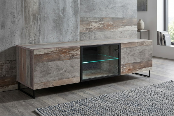 Luxus TV-Ständer Modernes Design Wunnzëmmer Holzmiwwelen Nei