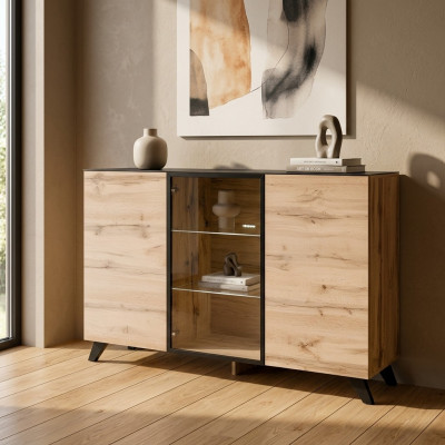 Kommode Holz Design Modern Sideboard Wunnzëmmer Ariichtung Nei