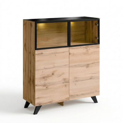 Vitrinn Wohnzimmer Miwwel Schaf Holz Ariichtung Luxus Modernen Design