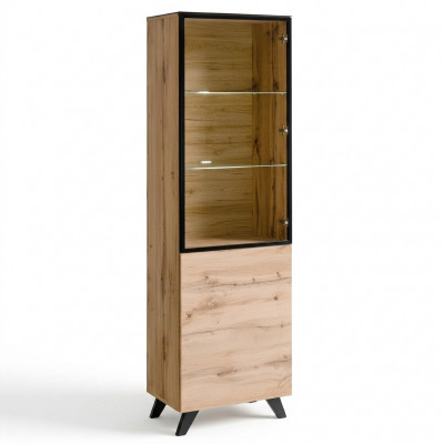 Wunnzëmmer Luxus Vitrineschaf Holz Modern Miwwel Designer Ariichtung