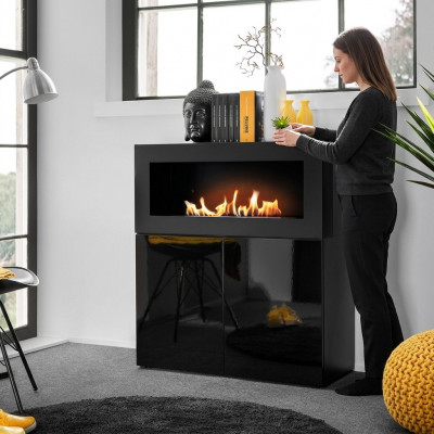 Komod mat agebautem Kamäin Modern Designer Schalazëm Wunnzëmmer