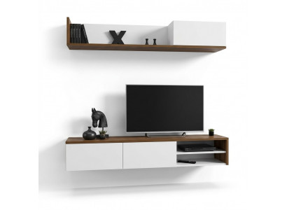 Wunnwand Wandregal Modernen Design TV-Stänner Wunnzëmmer Ariichtung Nei