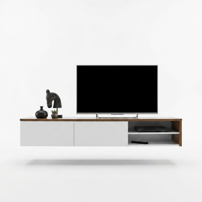 Designer Luxus TV-Ständer Wunnzëmmer Holz Lowboard Modern Nei Miwwelen