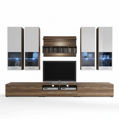 Luxus TV-Stänner Wunnzëmmer RTV Lowboard Designer Wandregal Modern Wunnwand