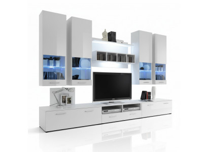Wunnwand TV-Ständer Sideboard Designer Modern Wunnzëmmer Regaler Holz Nei