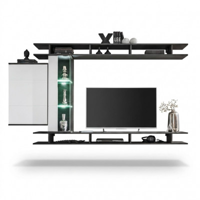 Modern Wunnwand Gro Designer Livingraum Miwwelen Holz Wandschaf