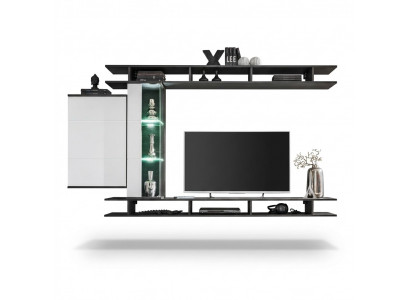 Modern Wunnwand Gro Designer Livingraum Miwwelen Holz Wandschaf