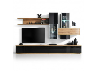 Designer Wunnmauer Modern Design Wunnzëmmer Luxus Miwwelen Mauer Regal Nei