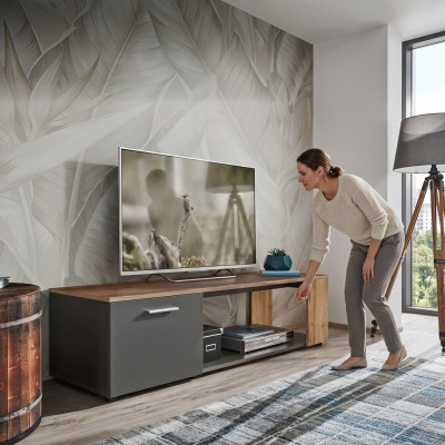 Luxus TV-Stänner Wunnzëmmer Holz Kommode Designer Sideboard Wunnwand Nei