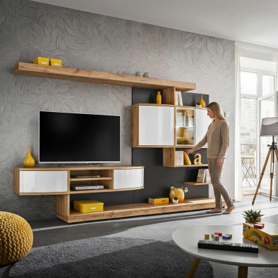 Brong Wunnwand Ariichtung Luxus Wunnzëmmer Designer TV-Ständer Miwwelen Nei