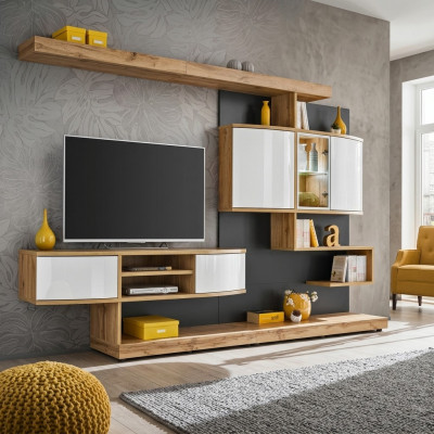 Brong Wunnwand Ariichtung Luxus Wunnzëmmer Designer TV-Ständer Miwwelen Nei