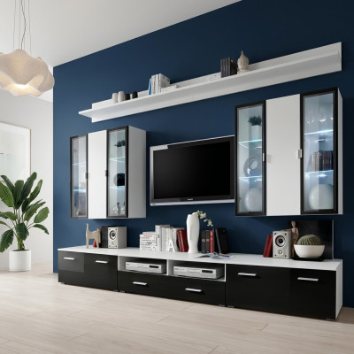 Wunnwand TV-Stänner Luxus TV-Stänner Holz Modern Designer Wunnzëmmer