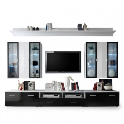 Wunnwand TV-Stänner Luxus TV-Stänner Holz Modern Designer Wunnzëmmer