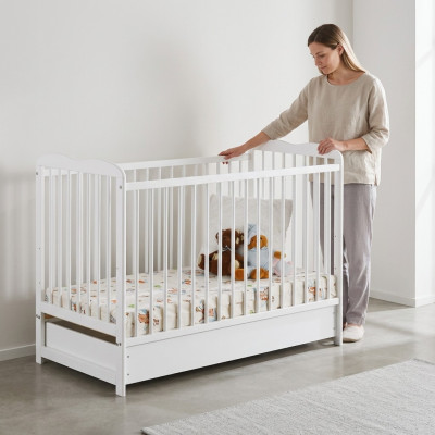 Modern Mëbeldesigner Kannerbetter Bett wäiss Kannerzëmmer nei Ariichtung
